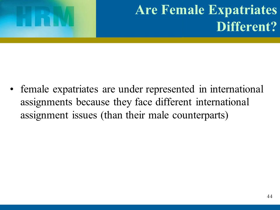 Problems faced by women on international assignments